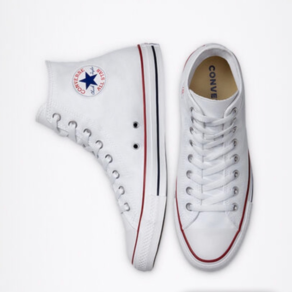 Chuck Taylor All Star Classic High Tops in Optical White